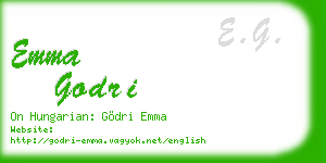 emma godri business card